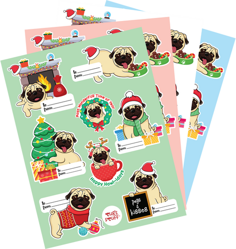 Holiday Sticker Set - 5 Sheet Pack