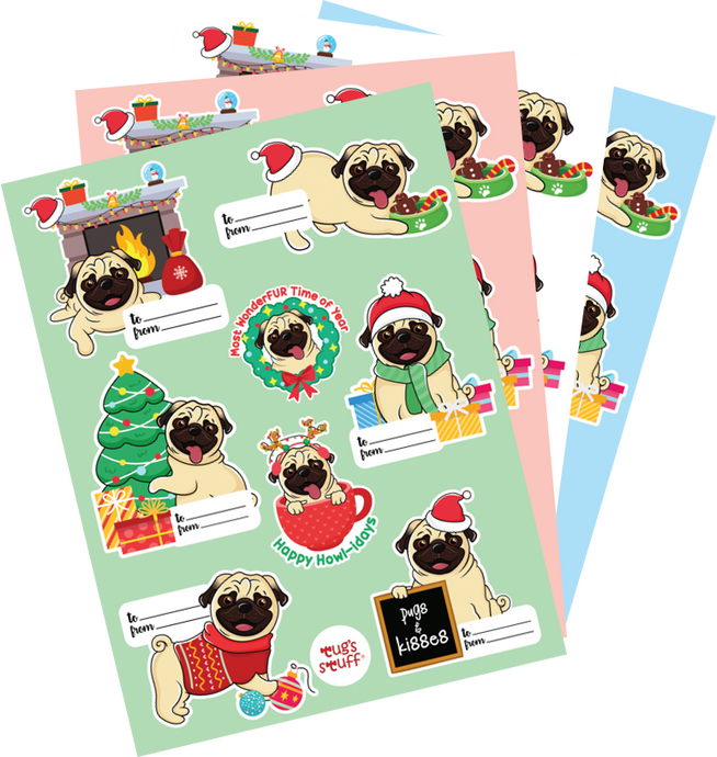 Holiday Sticker Set - 5 Sheet Pack