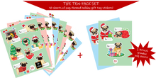 Cargar imagen en el visor de la galería, Holiday Sticker Set - 10 Sheet Pack