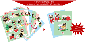 Holiday Sticker Set - 10 Sheet Pack